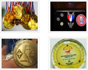 BADGES AND MEDALS